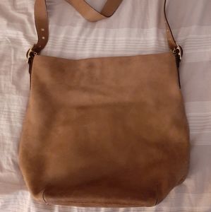 Vintage Coach brown leather bucket bag 9183